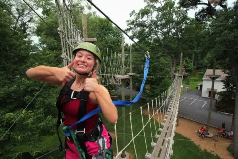 Challenge Adventure_Zipline_Thumbs Up_Summer_Ladies