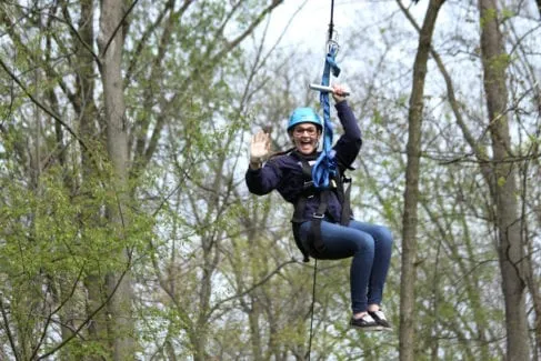 Zipline_Aerial Excursion_Spring_Woman_Youth
