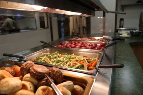Dinner Dining Hall Buffet